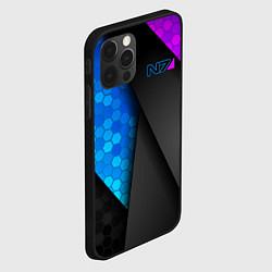 Чехол для iPhone 12 Pro Mass Effect N7, цвет: 3D-черный — фото 2