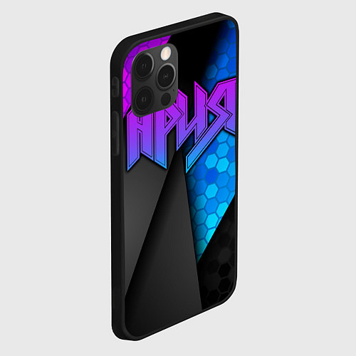 Чехол iPhone 12 Pro Ария / 3D-Черный – фото 2