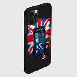 Чехол для iPhone 12 Pro Doctor Who: Bad Wolf, цвет: 3D-черный — фото 2
