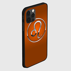 Чехол для iPhone 12 Pro Leo Лев, цвет: 3D-черный — фото 2