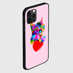 Чехол для iPhone 12 Pro Кот, цвет: 3D-черный — фото 2