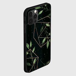 Чехол для iPhone 12 Pro Геометрия в природе, цвет: 3D-черный — фото 2