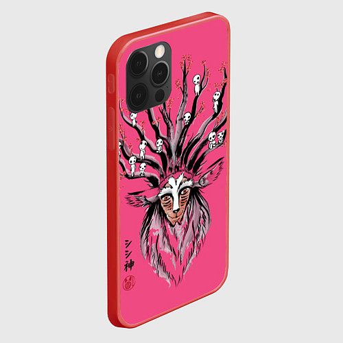Чехол iPhone 12 Pro Принцесса Мононоке / 3D-Красный – фото 2
