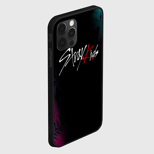 Чехол iPhone 12 Pro STRAY KIDS / 3D-Черный – фото 2