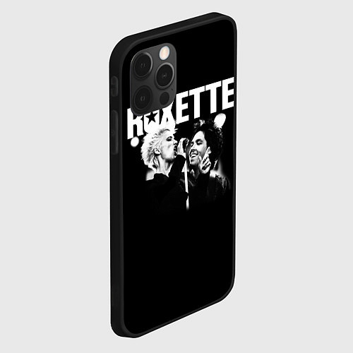 Чехол iPhone 12 Pro Roxette / 3D-Черный – фото 2