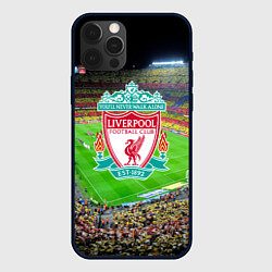 Чехол для iPhone 12 Pro FC Liverpool, цвет: 3D-черный
