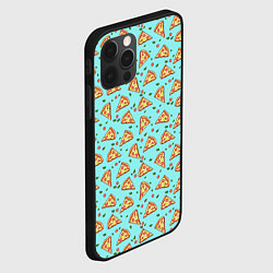 Чехол для iPhone 12 Pro Пицца, цвет: 3D-черный — фото 2