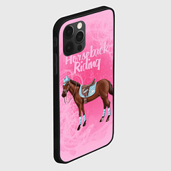 Чехол для iPhone 12 Pro Horseback Rading, цвет: 3D-черный — фото 2