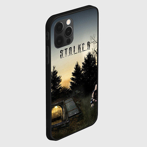 Чехол iPhone 12 Pro СТАЛКЕР 1 / 3D-Черный – фото 2