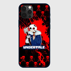 Чехол для iPhone 12 Pro UNDERTALE, цвет: 3D-черный