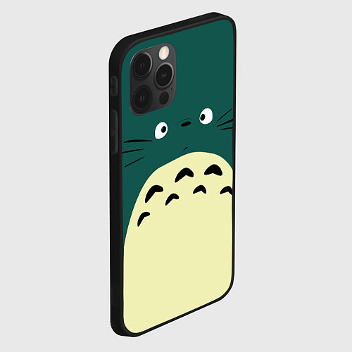 Чехол iPhone 12 Pro Totoro / 3D-Черный – фото 2