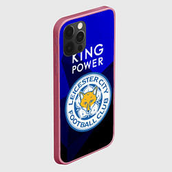 Чехол для iPhone 12 Pro Leicester City, цвет: 3D-малиновый — фото 2