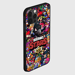 Чехол для iPhone 12 Pro BRAWL STARS CROW, цвет: 3D-черный — фото 2