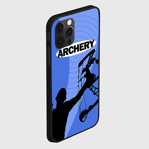 Чехол iPhone 12 Pro Archery / 3D-Черный – фото 2