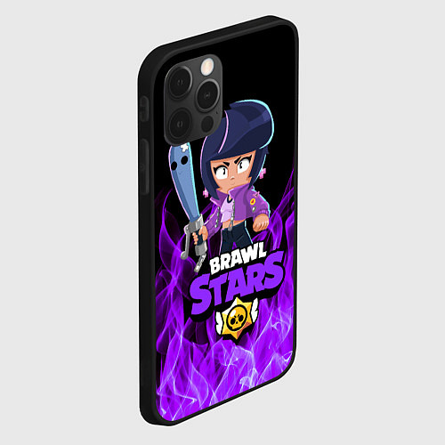 Чехол iPhone 12 Pro BRAWL STARS BIBI / 3D-Черный – фото 2