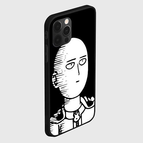 Чехол iPhone 12 Pro ONE-PUNCH MAN / 3D-Черный – фото 2