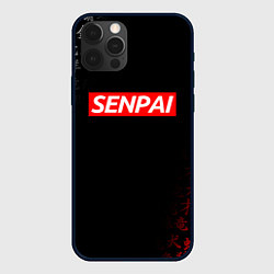 Чехол для iPhone 12 Pro СЕМПАЙ - SENPAI, цвет: 3D-черный