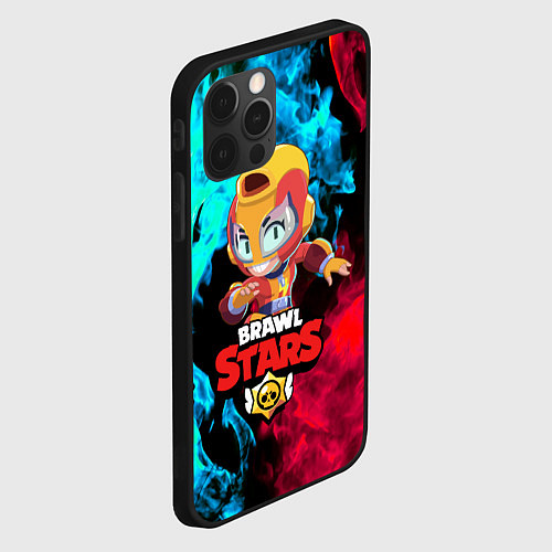 Чехол iPhone 12 Pro BRAWL STARS MAX / 3D-Черный – фото 2