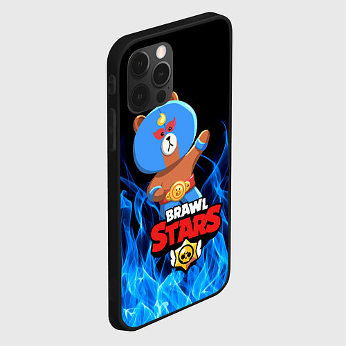 Чехол iPhone 12 Pro BRAWL STARS EL BROWN / 3D-Черный – фото 2