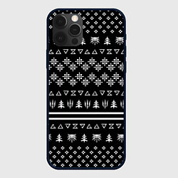 Чехол iPhone 12 Pro ВЕДЬМАК НОВОГОДНИЙ