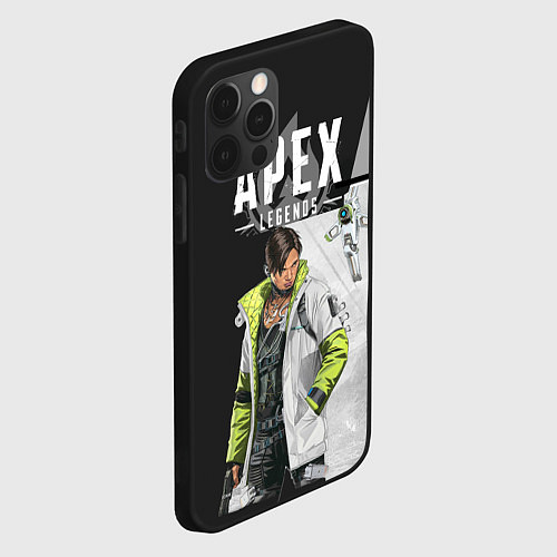 Чехол iPhone 12 Pro Apex Legends / 3D-Черный – фото 2
