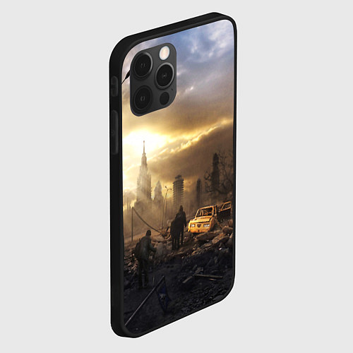Чехол iPhone 12 Pro Сталкер / 3D-Черный – фото 2