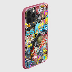 Чехол для iPhone 12 Pro CS GO, цвет: 3D-малиновый — фото 2