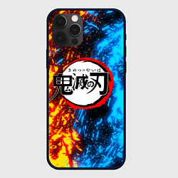 Чехол для iPhone 12 Pro KIMETSU NO YAIBA, цвет: 3D-черный