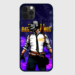 Чехол для iPhone 12 Pro PUBG, цвет: 3D-черный