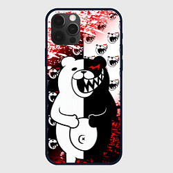 Чехол для iPhone 12 Pro MONOKUMA, цвет: 3D-черный