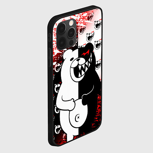 Чехол iPhone 12 Pro MONOKUMA / 3D-Черный – фото 2