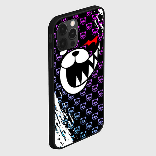 Чехол iPhone 12 Pro MONOKUMA / 3D-Черный – фото 2