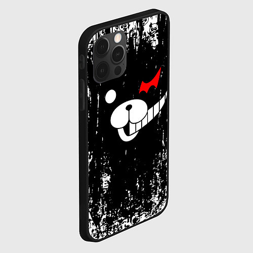 Чехол iPhone 12 Pro MONOKUMA / 3D-Черный – фото 2