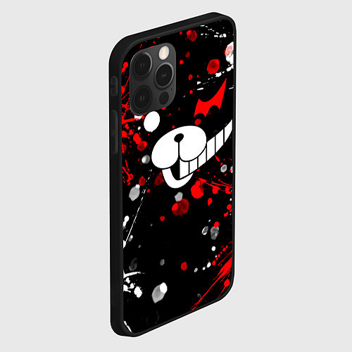 Чехол iPhone 12 Pro MONOKUMA / 3D-Черный – фото 2