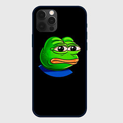 Чехол для iPhone 12 Pro Frog, цвет: 3D-черный