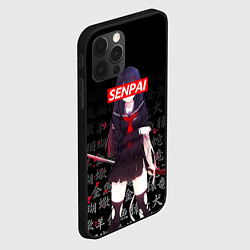 Чехол для iPhone 12 Pro SENPAI ANIME, цвет: 3D-черный — фото 2