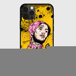 Чехол для iPhone 12 Pro Lil Peep, цвет: 3D-черный