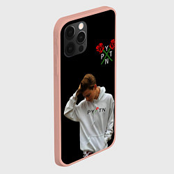 Чехол для iPhone 12 Pro ТИКТОКЕР - PAYTON MOORMEIE, цвет: 3D-светло-розовый — фото 2