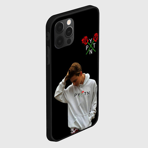 Чехол iPhone 12 Pro ТИКТОКЕР - PAYTON MOORMEIE / 3D-Черный – фото 2