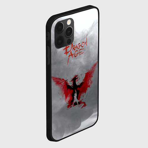 Чехол iPhone 12 Pro Dragon Age / 3D-Черный – фото 2