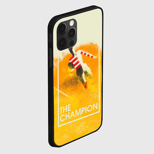 Чехол iPhone 12 Pro Регби The Champion / 3D-Черный – фото 2