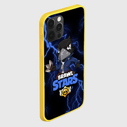 Чехол для iPhone 12 Pro Brawl Stars CROW, цвет: 3D-желтый — фото 2