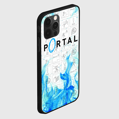 Чехол iPhone 12 Pro PORTAL / 3D-Черный – фото 2