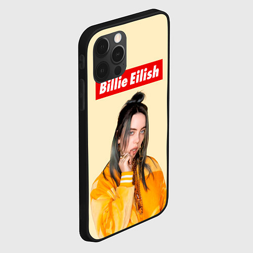 Чехол iPhone 12 Pro BILLIE EILISH / 3D-Черный – фото 2