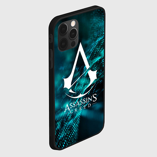 Чехол iPhone 12 Pro ASSASSINS CREED / 3D-Черный – фото 2
