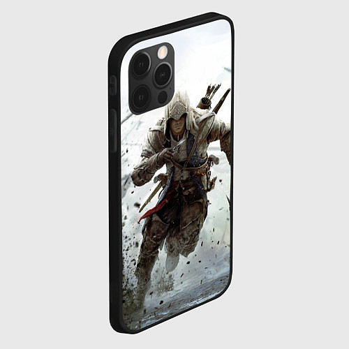 Чехол iPhone 12 Pro ASSASSINS CREED / 3D-Черный – фото 2