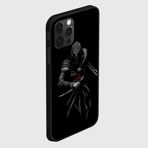 Чехол iPhone 12 Pro Assassin’s Creed / 3D-Черный – фото 2