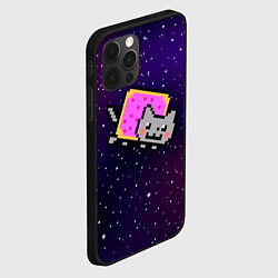 Чехол для iPhone 12 Pro Nyan Cat, цвет: 3D-черный — фото 2