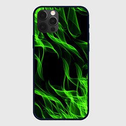 Чехол для iPhone 12 Pro TOXIC FLAME, цвет: 3D-черный