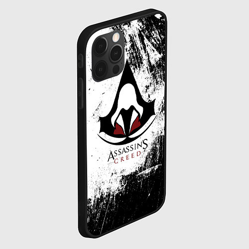 Чехол iPhone 12 Pro Assasin's creed / 3D-Черный – фото 2